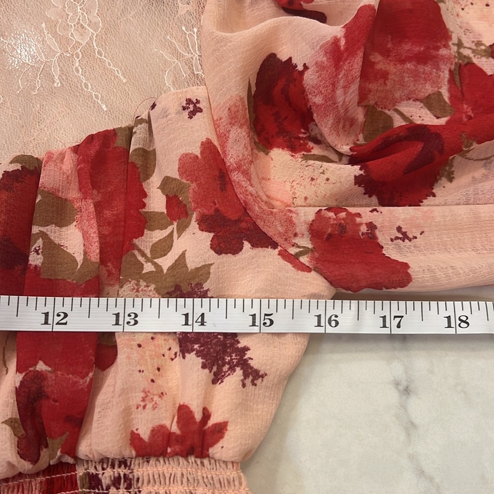 Free People NWT Daphne Long Sleeve Top-Medium - Picture 9 of 13